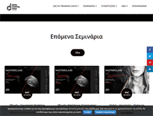 Tablet Screenshot of deltatrainingdays.gr